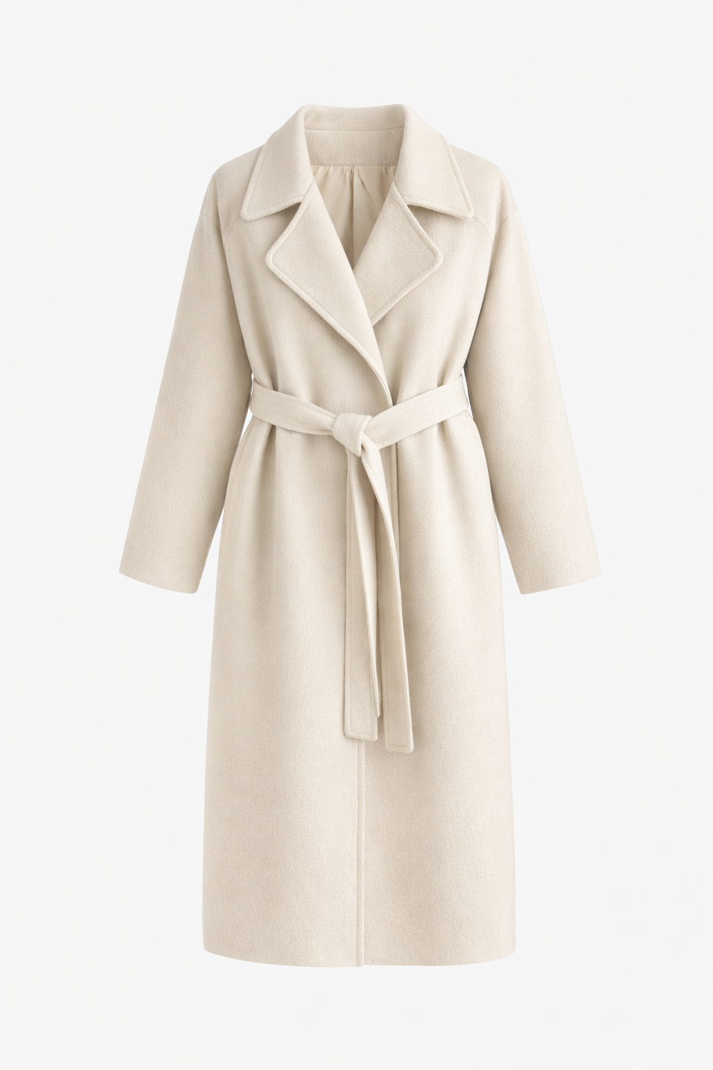 Hayley - Elegant Belted Long Coat