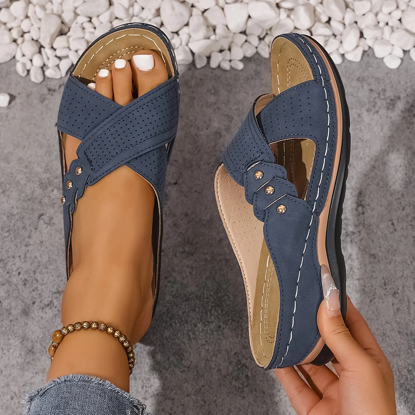 Katy - Orthopaedic Wedge Sandals