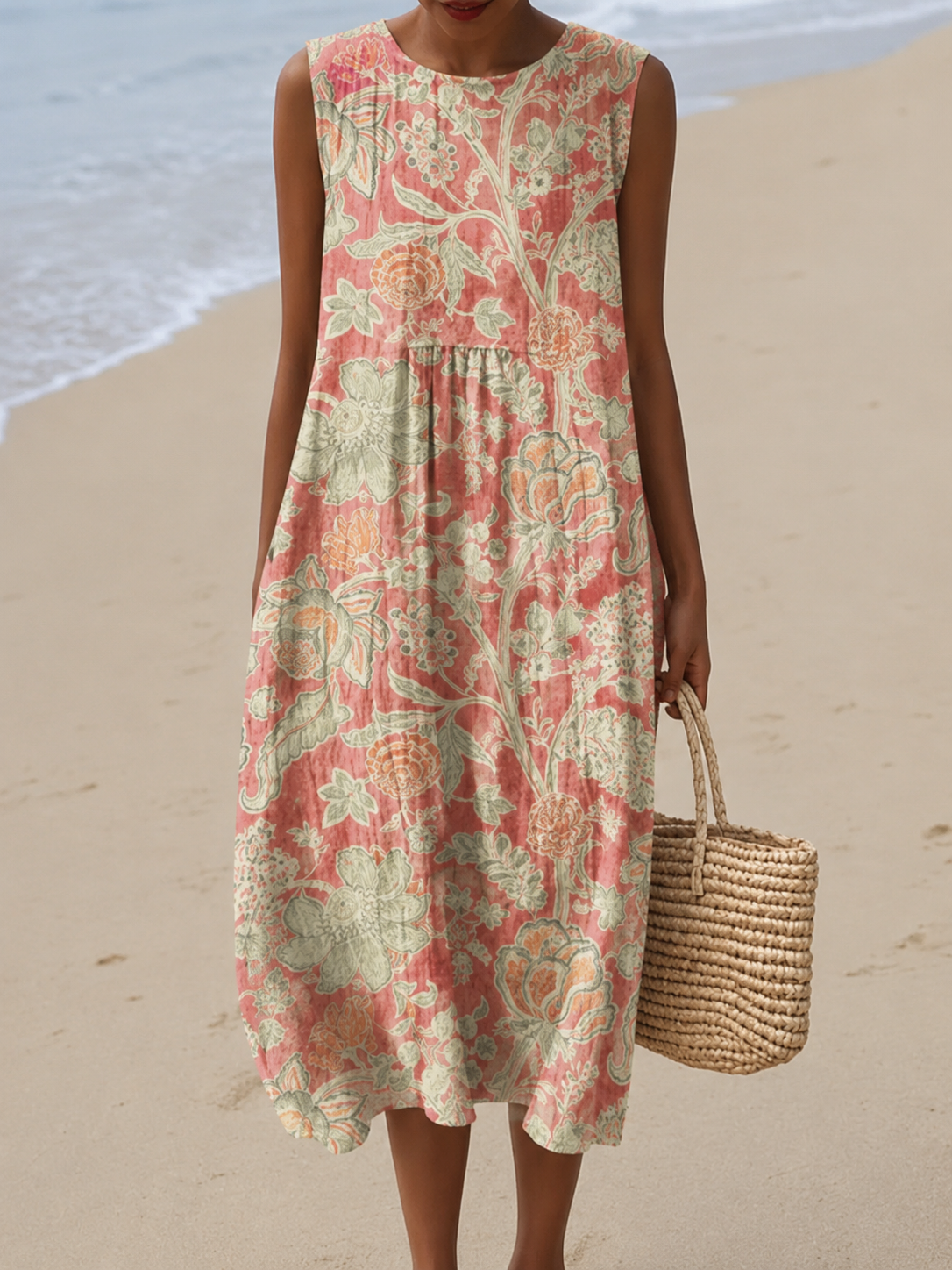 Rita - Floral Midi Dress