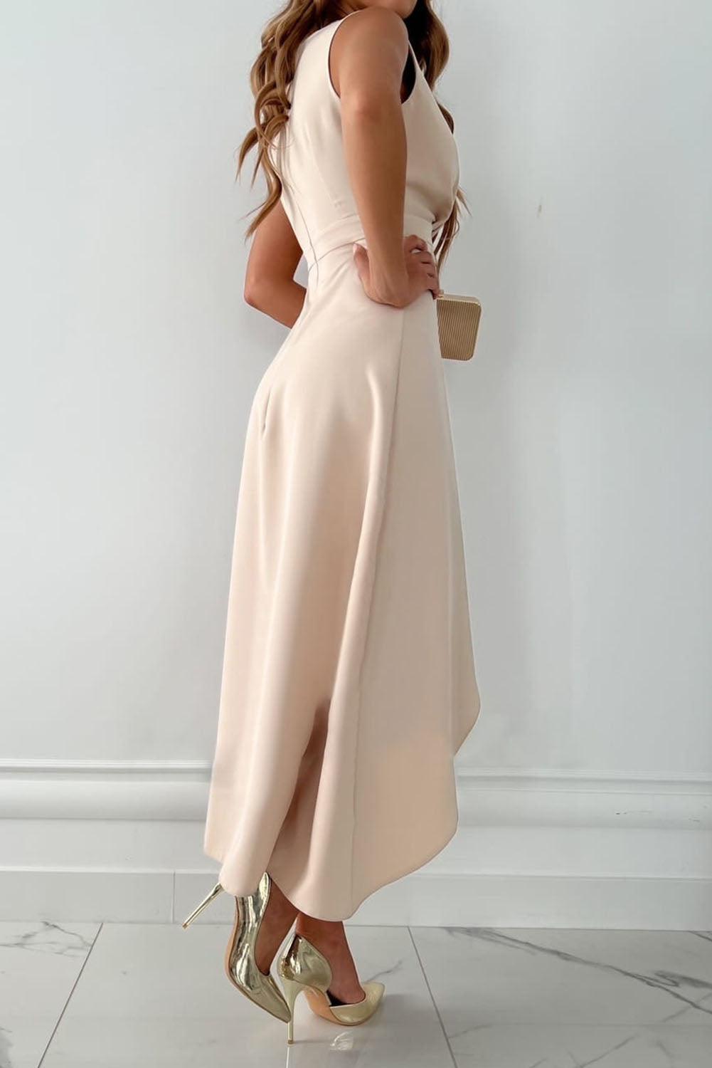Sophia - Dress with Pink Pattern