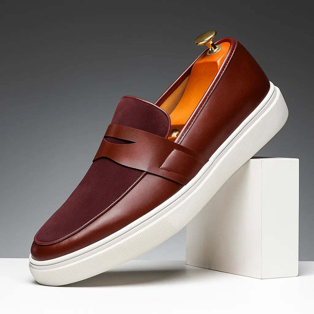 Lewis – Leather and Suede Loafers