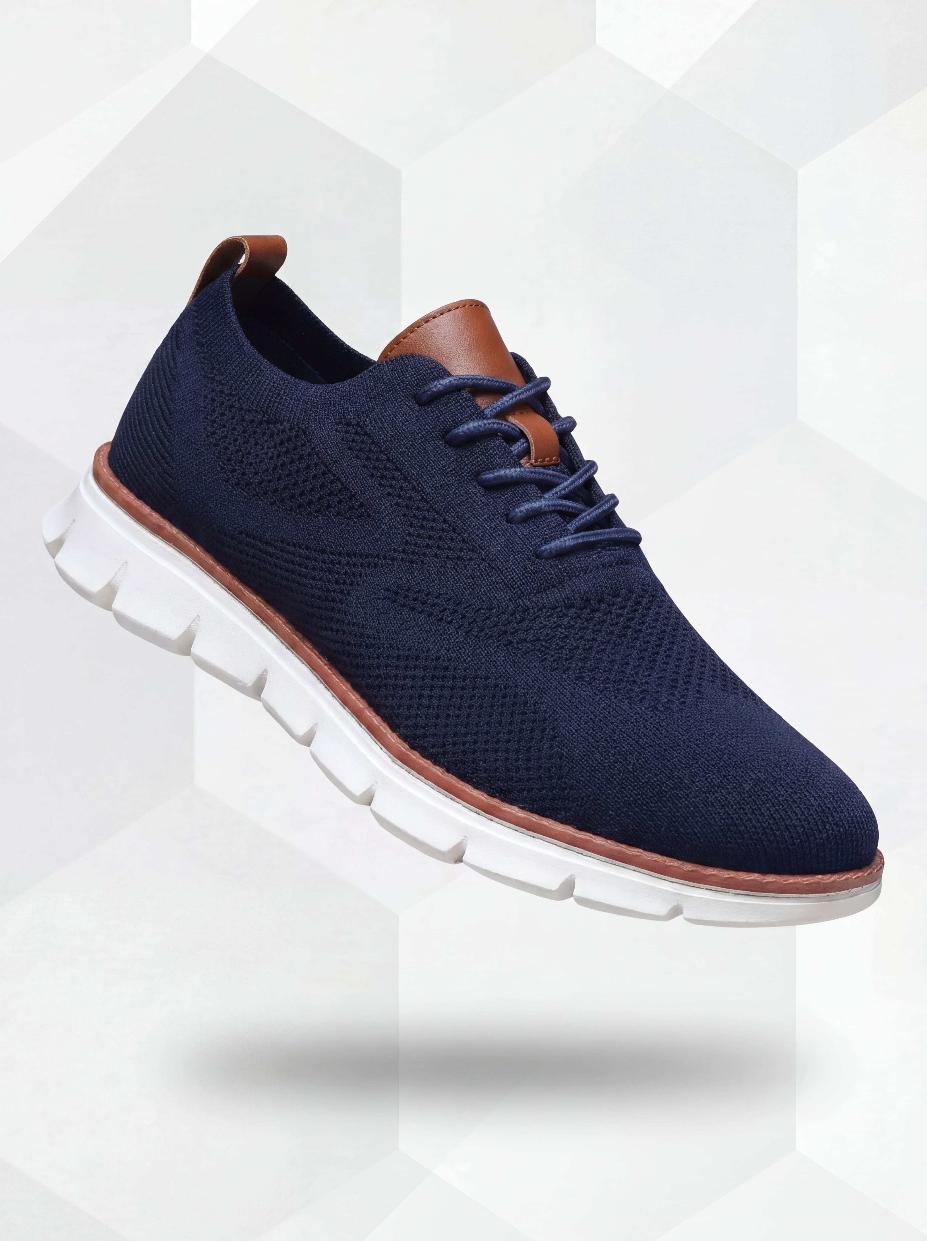 Orson – Ultracomfort Breathable Shoes in Navy Blue