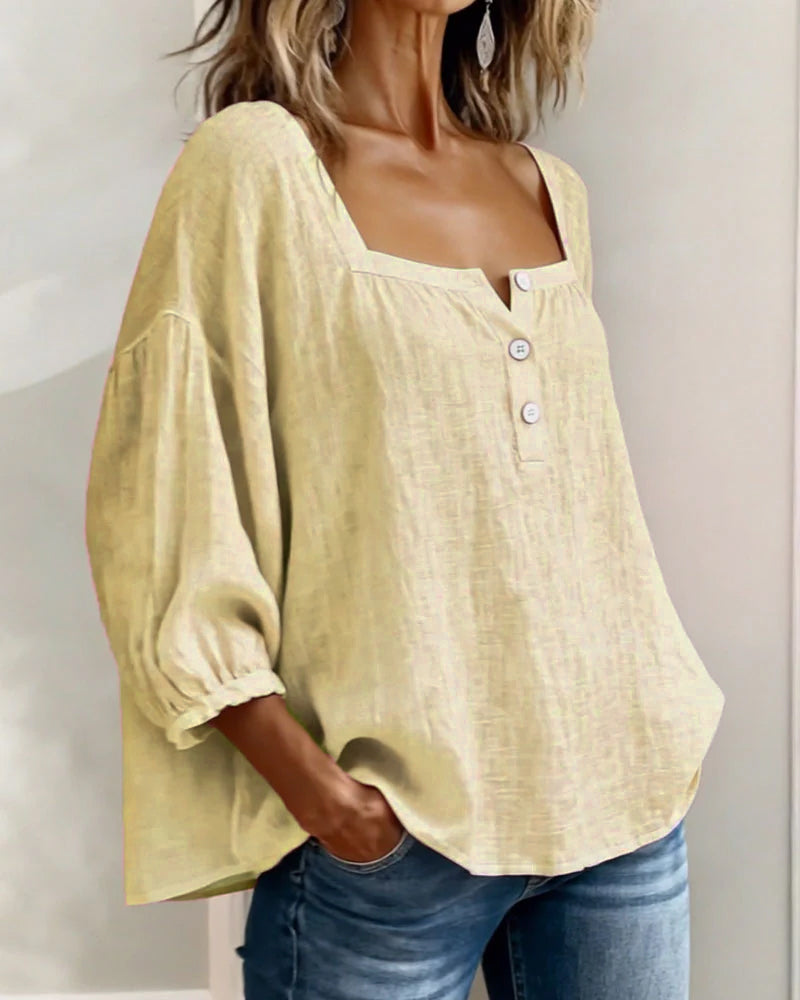 Rue – Lightweight Linen Cotton Blouse