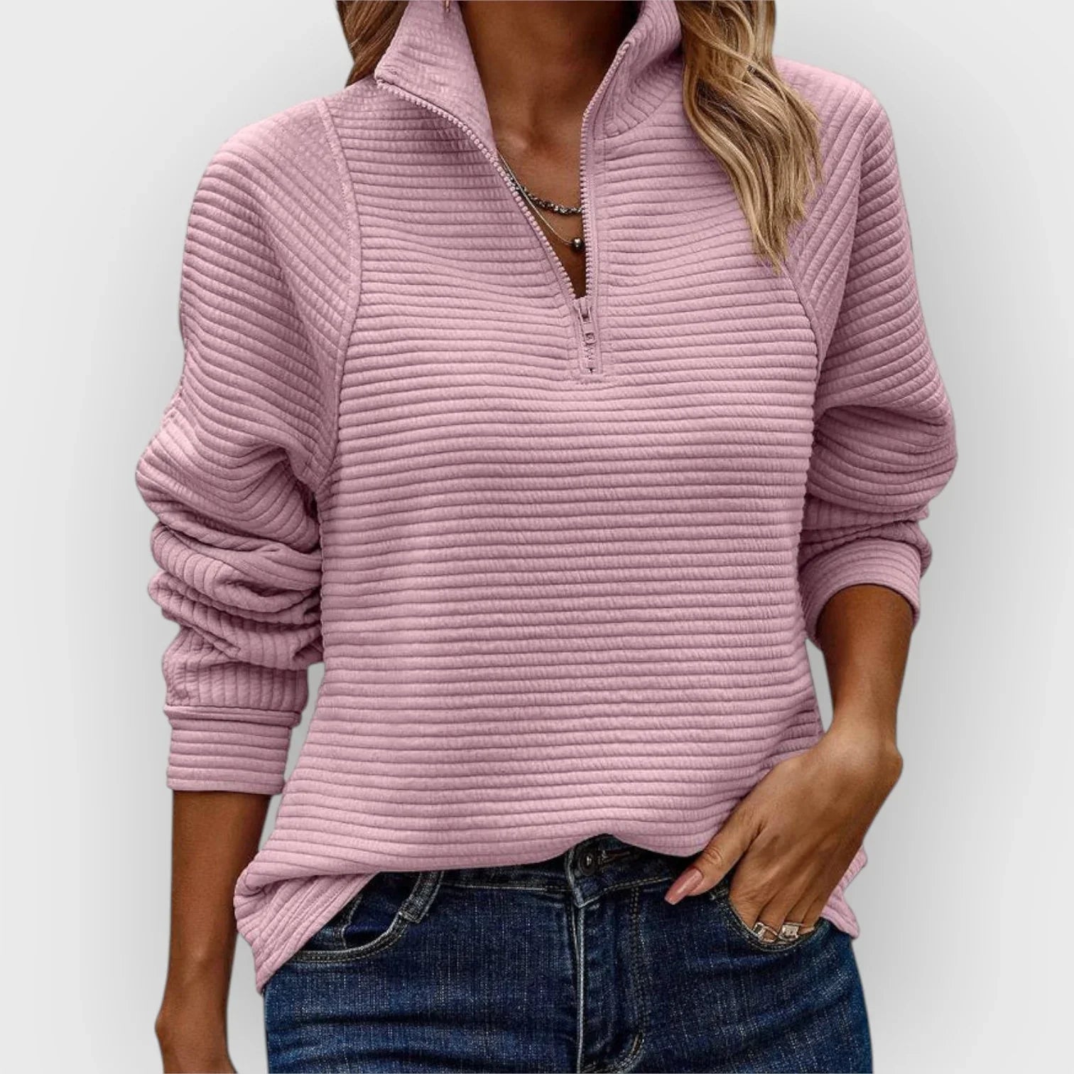 Nancy – Half-Zip Pullover