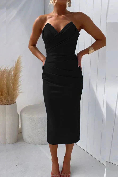 Millie - Backless Midi Dress
