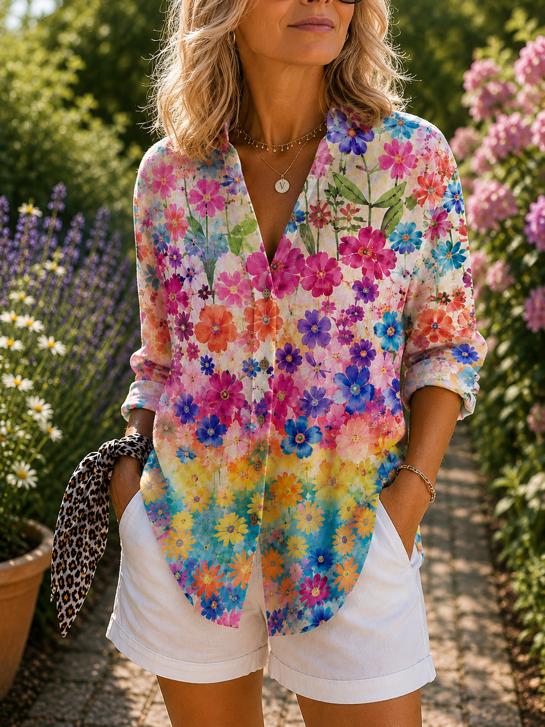 Victoria - Vibrant Artistic Blouse