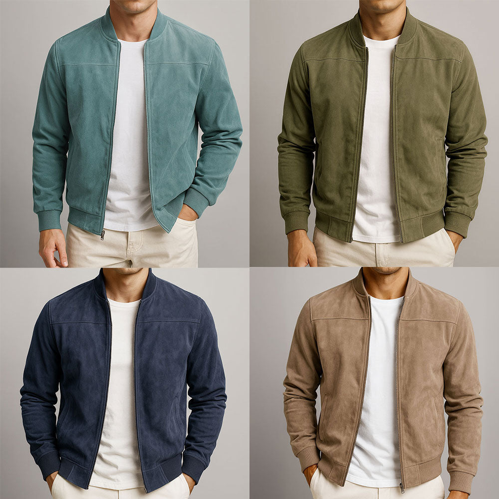 Griffin – Classic Suede Bomber
