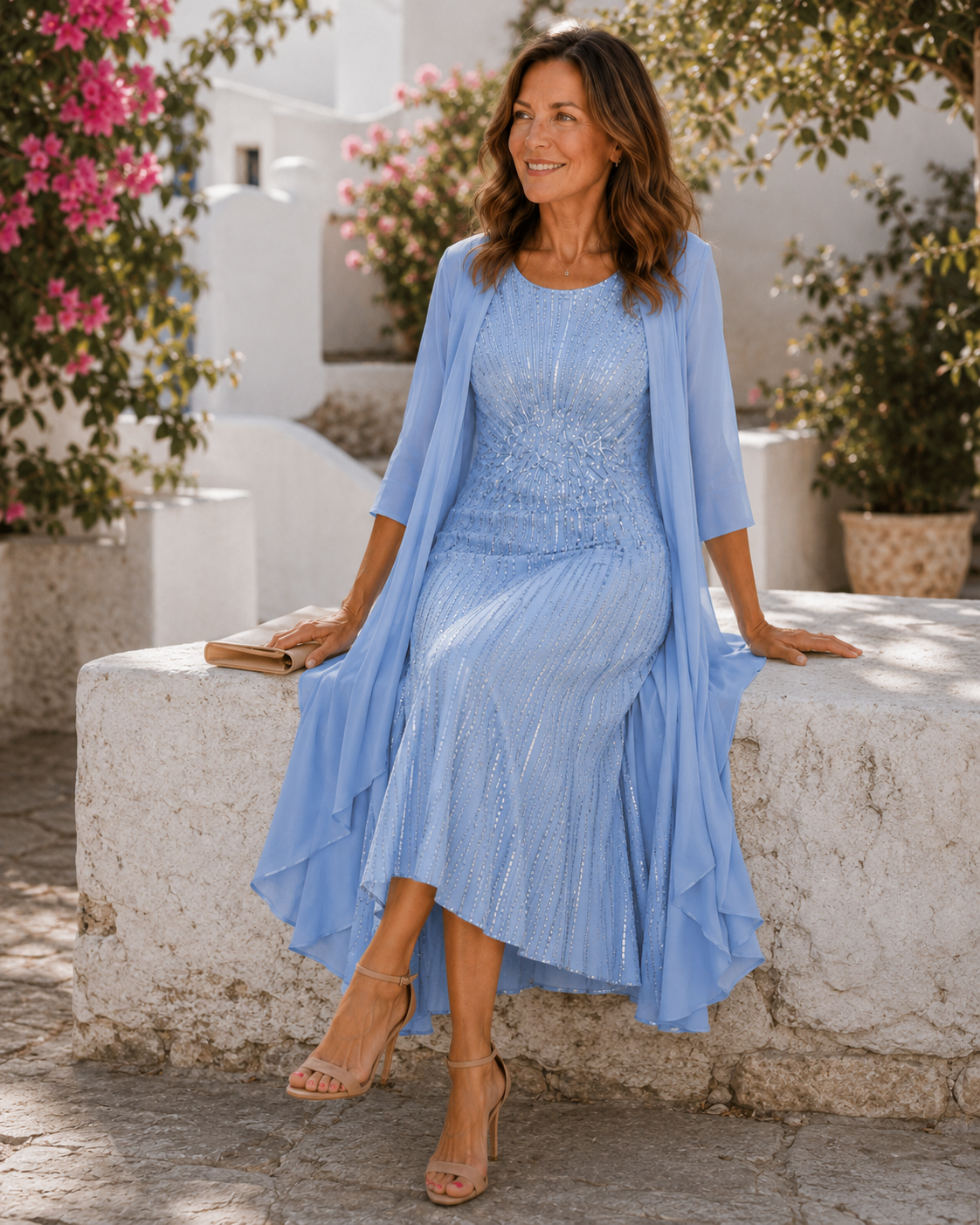 India – Sequin Duster Dress