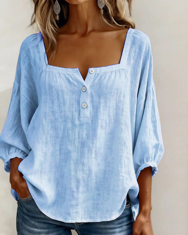 Rue – Lightweight Linen Cotton Blouse