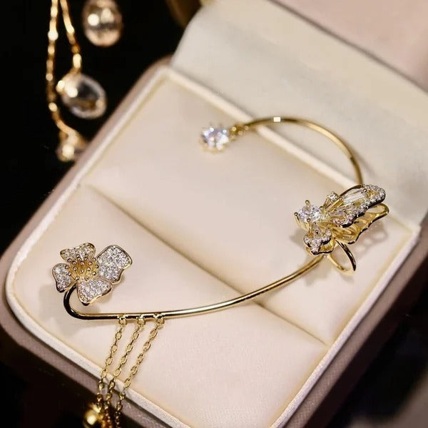 Liriel - Butterfly Tassel Earrings