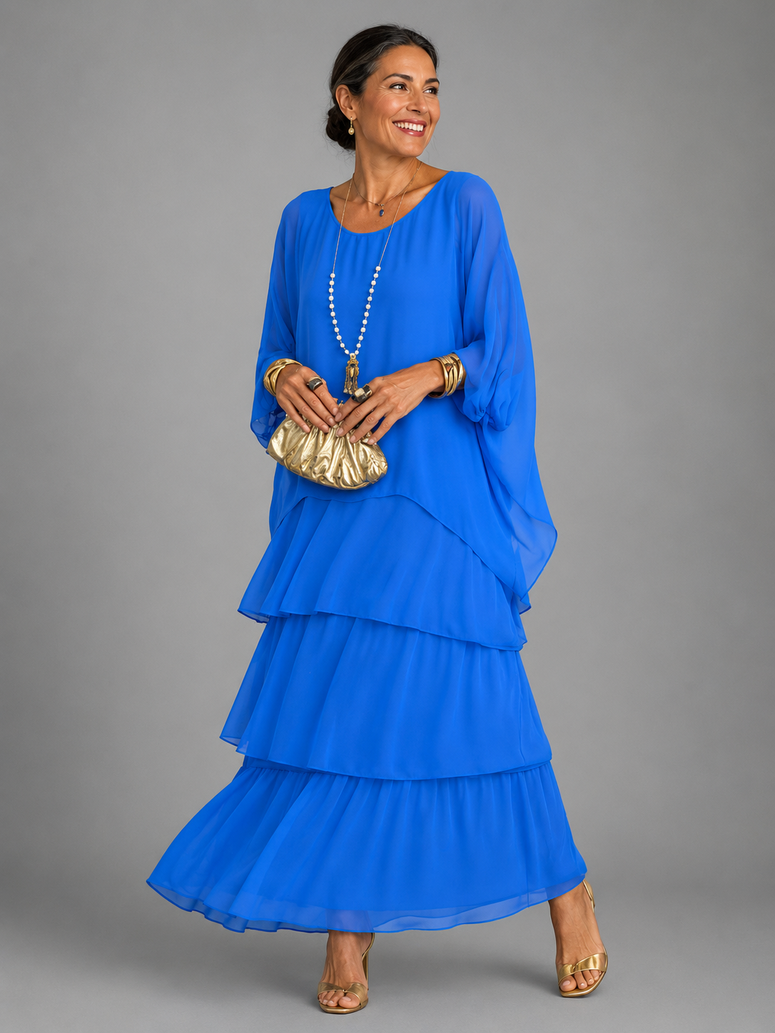 Frances - Elegant Flowing Maxi Dress