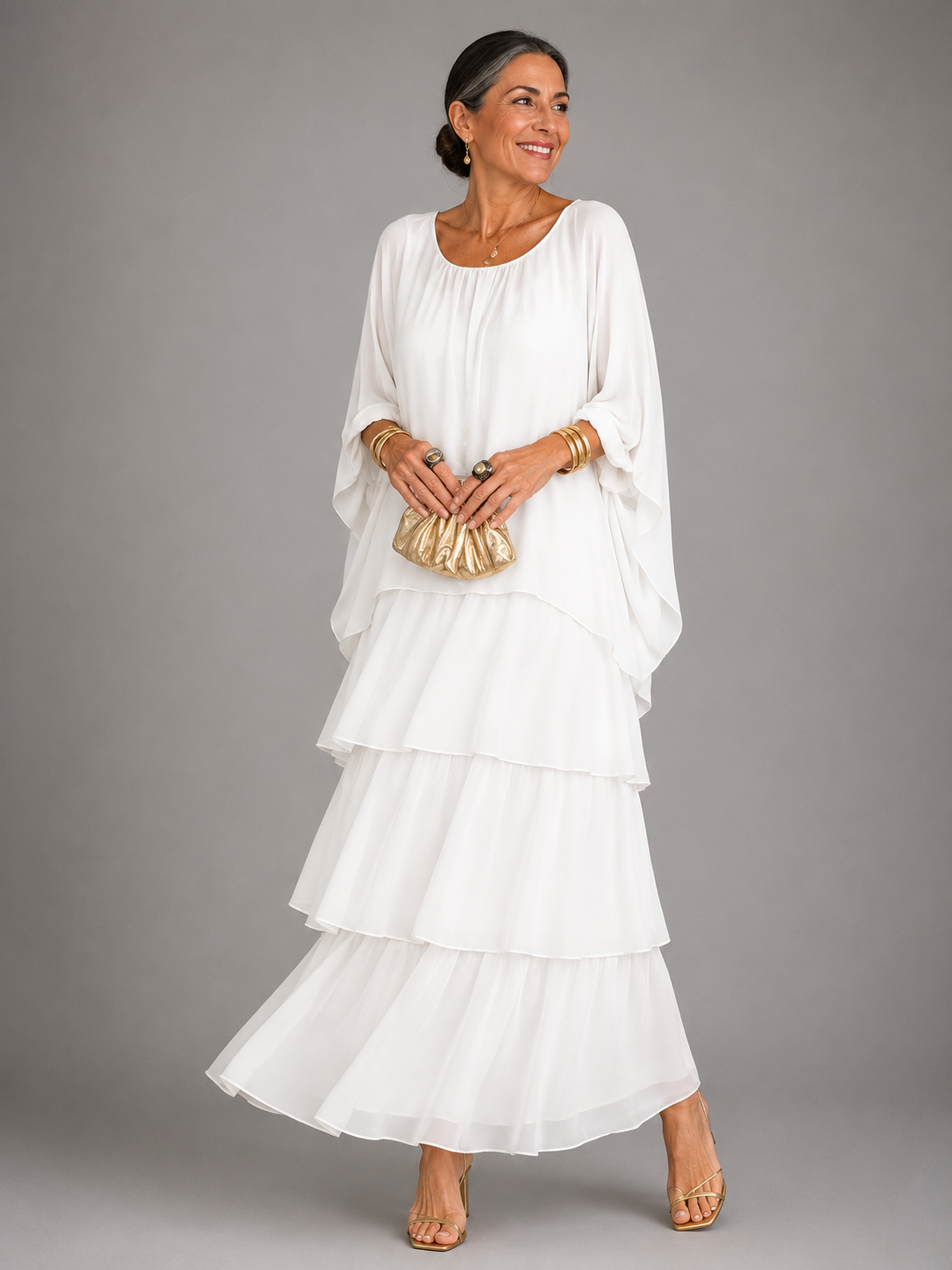 Frances - Elegant Flowing Maxi Dress