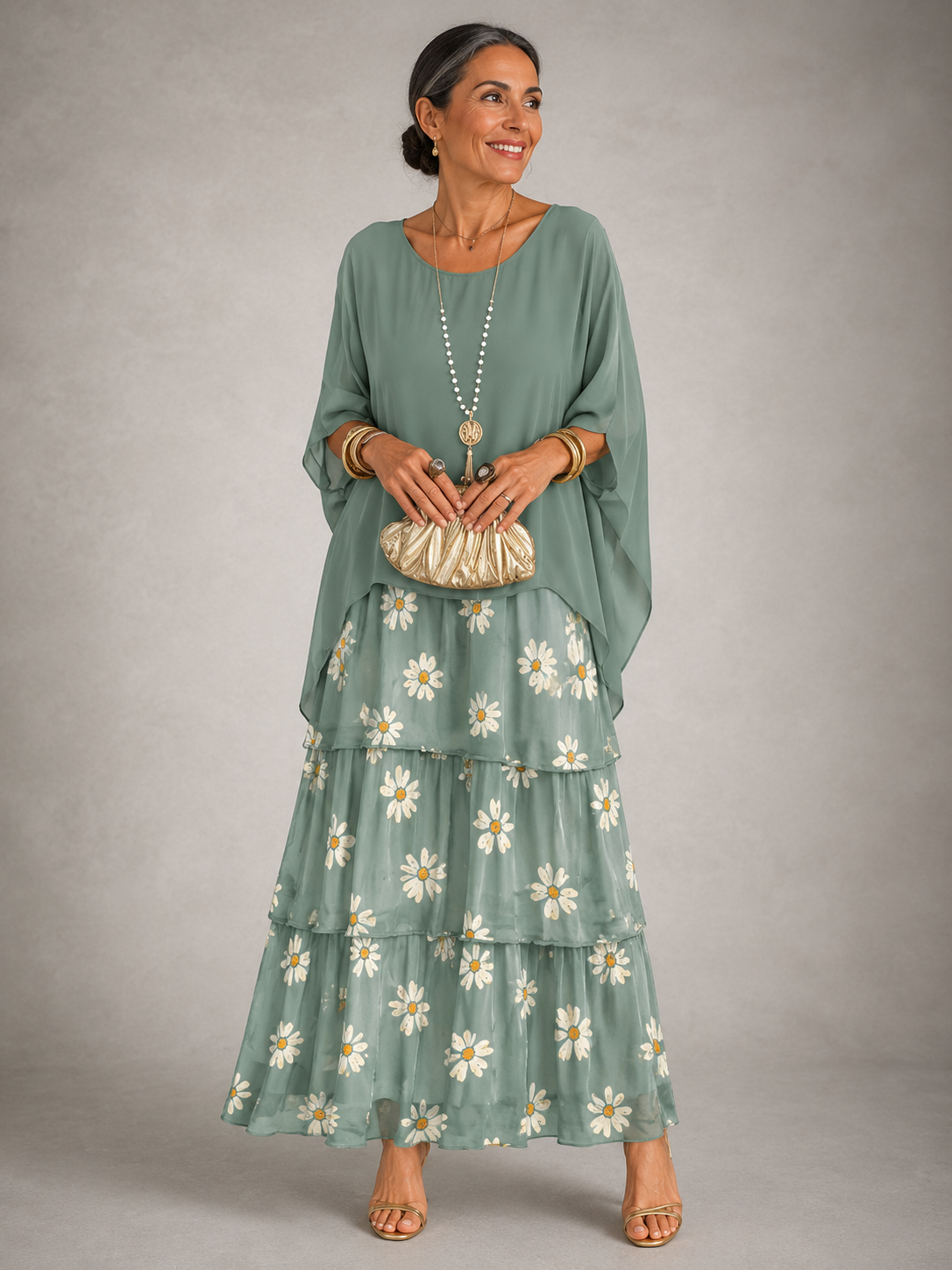 Frances - Elegant Flowing Maxi Dress