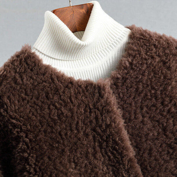 Remi – Luxurious Teddy Sheepskin Coat