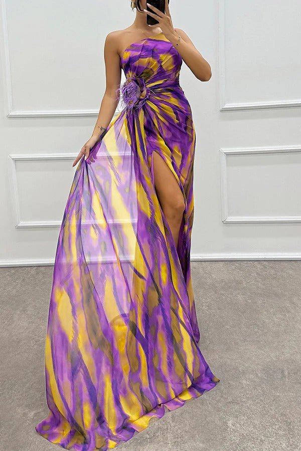 Lily - Vibrant Draped Dress