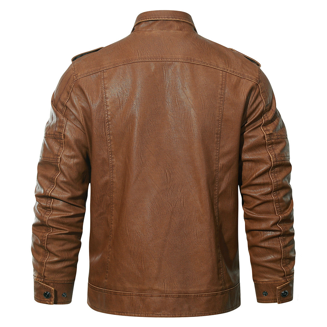 Harry - Biker Jacket in Fleece