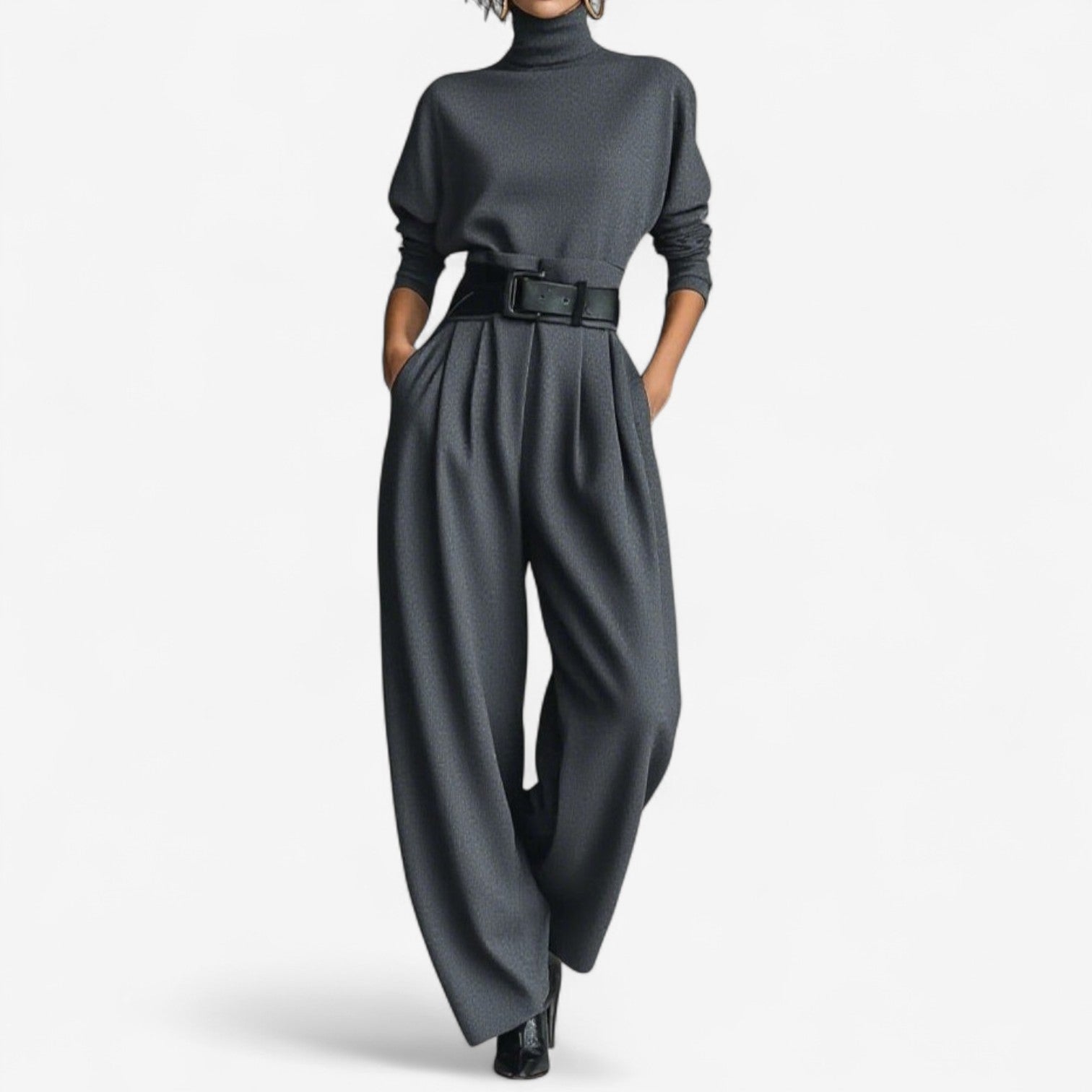 Doris - High-Neck Jumpsuit