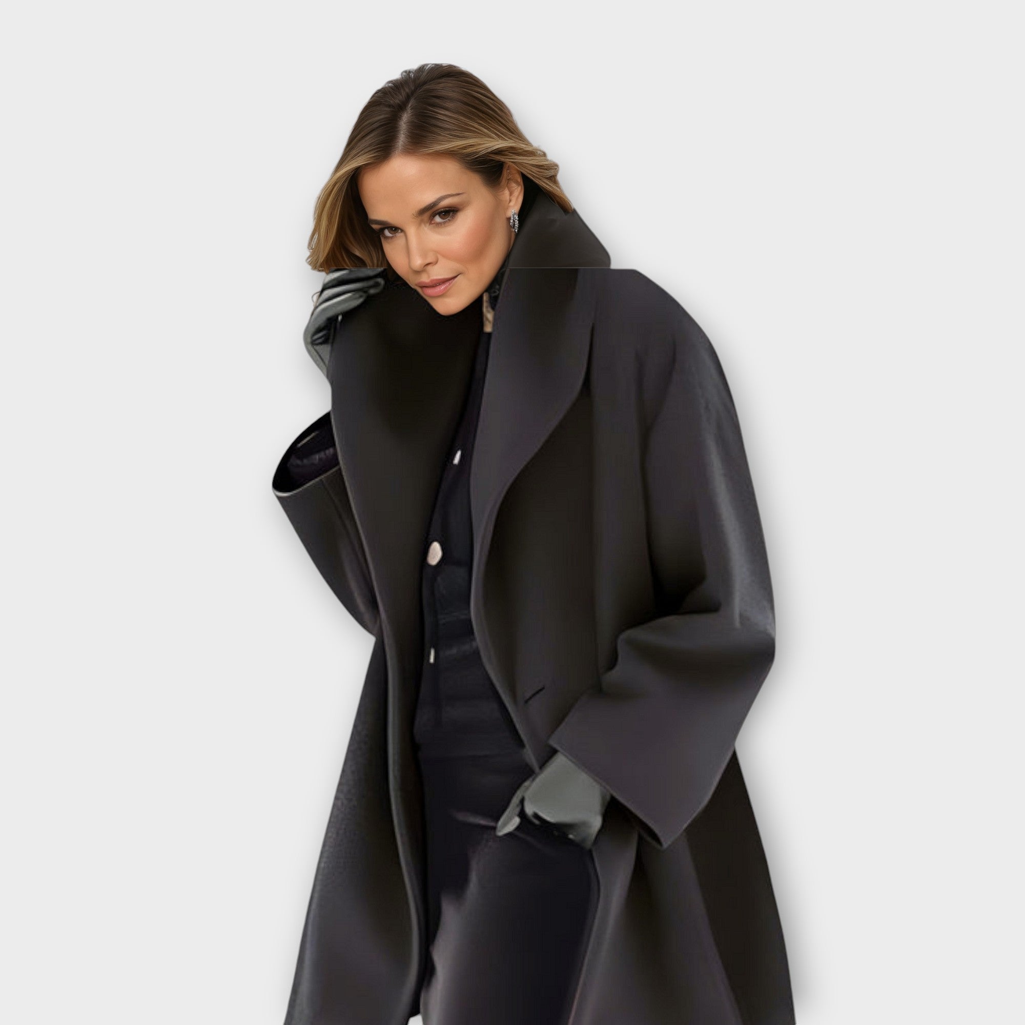 Emelyn™ Windproof wool coat