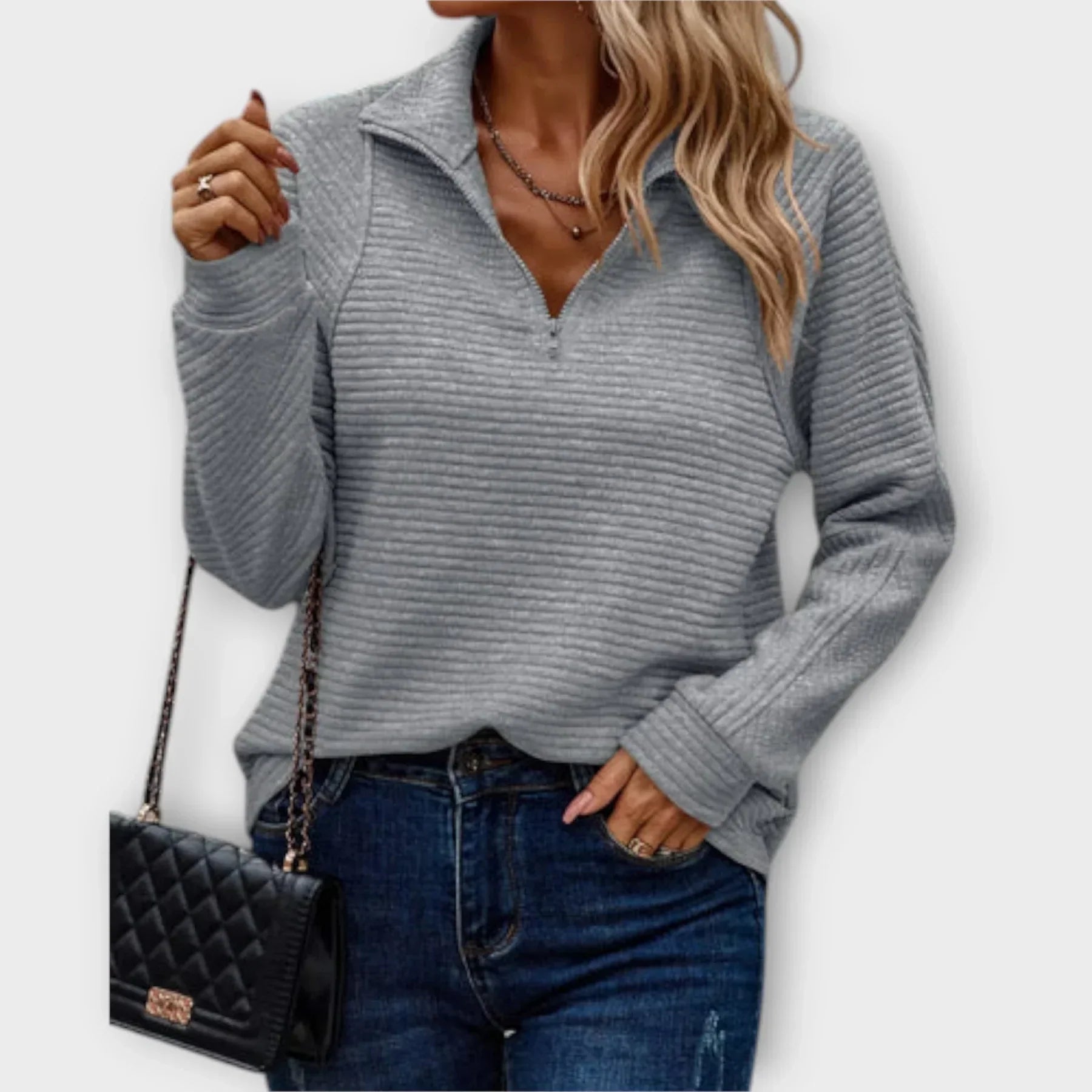 Nancy – Half-Zip Pullover