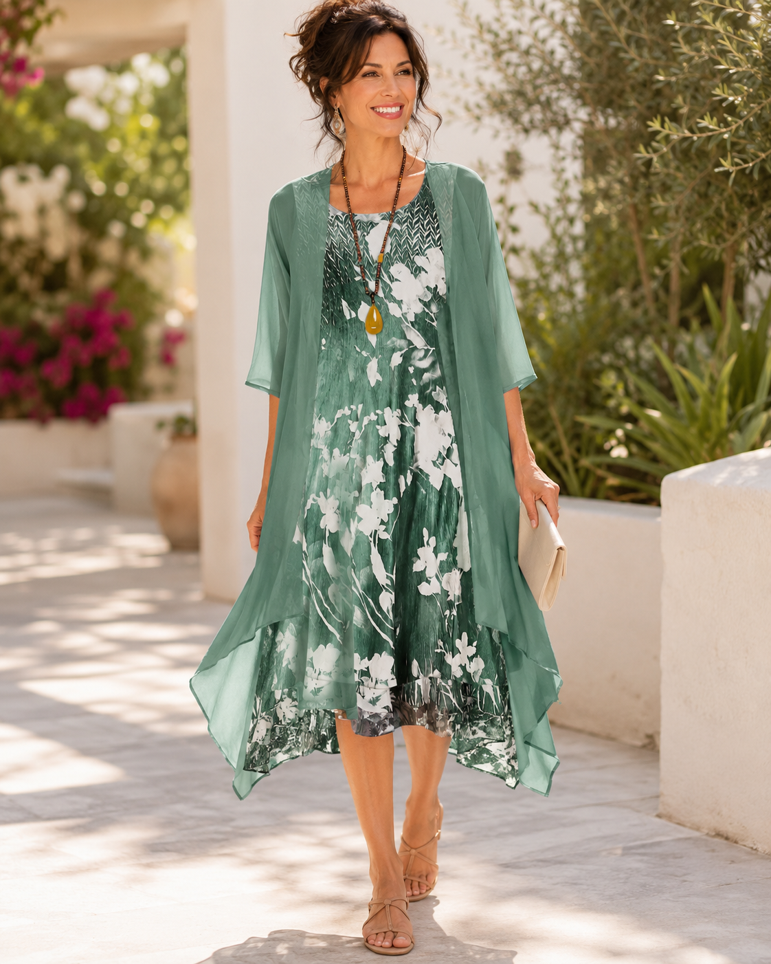 Yvonne – Flowing Two-Layer Dress