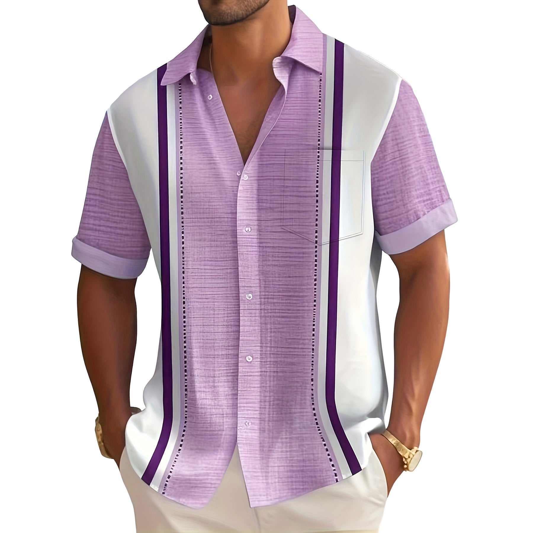 Yusuf – Striped Resort Shirt