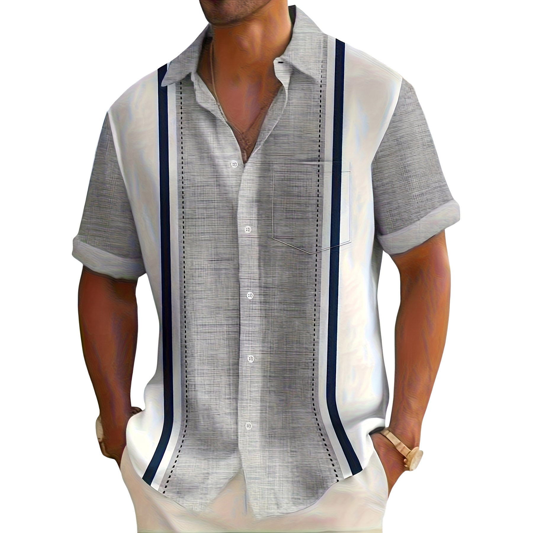 Yusuf – Striped Resort Shirt
