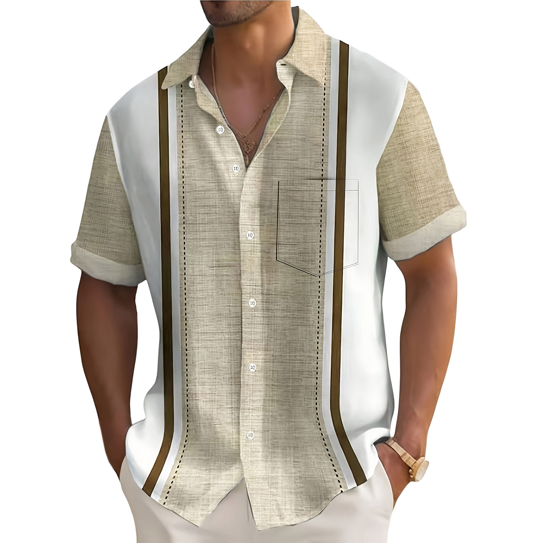 Yusuf – Striped Resort Shirt