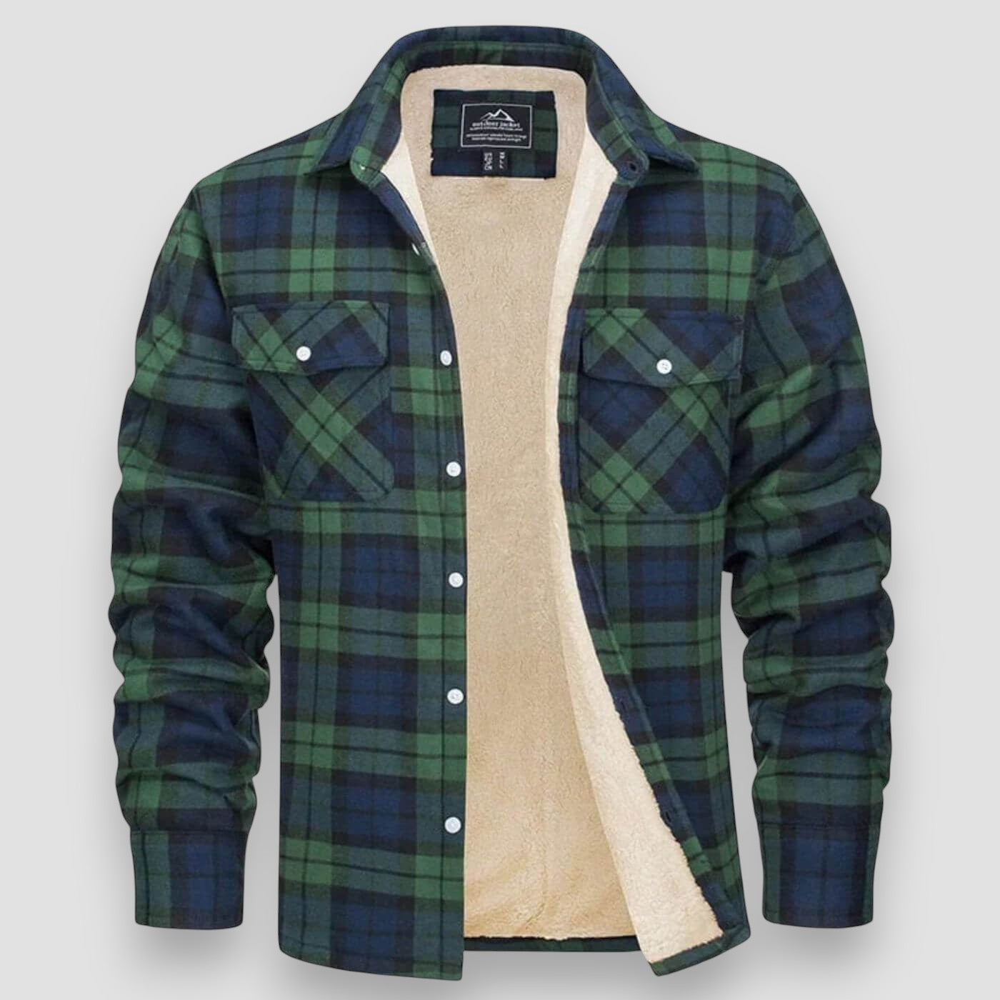 Tariq – Checked Lined Jacket for Cool Days