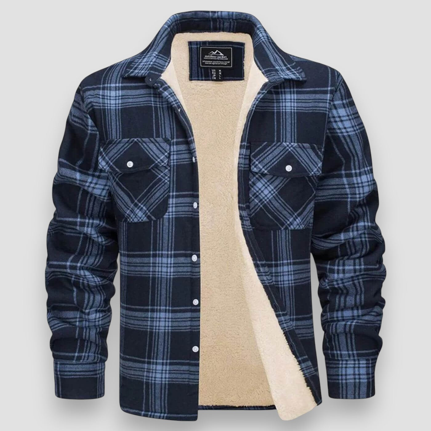 Tariq – Checked Lined Jacket for Cool Days